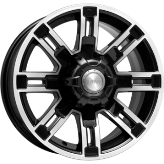 Диск литой КиК Полюс 16x7.5J/6x139.7 D67.1 ET30 алмаз черный
