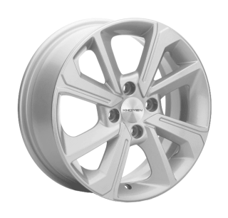 Диск литой Khomen Wheels KHW1501 (Rio/Solaris) 15x6.0J/4x100 D54.1 ET48 F-Silver