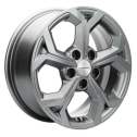 Диск литой Khomen Wheels KHW1606 (Mitsubishi) 16x6.5J/5x114.3 D67.1 ET46 Gray