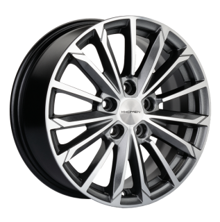 Диск литой Khomen Wheels 1611 16x6.5J/5x108 D63.3 ET50 G-Silver-FP