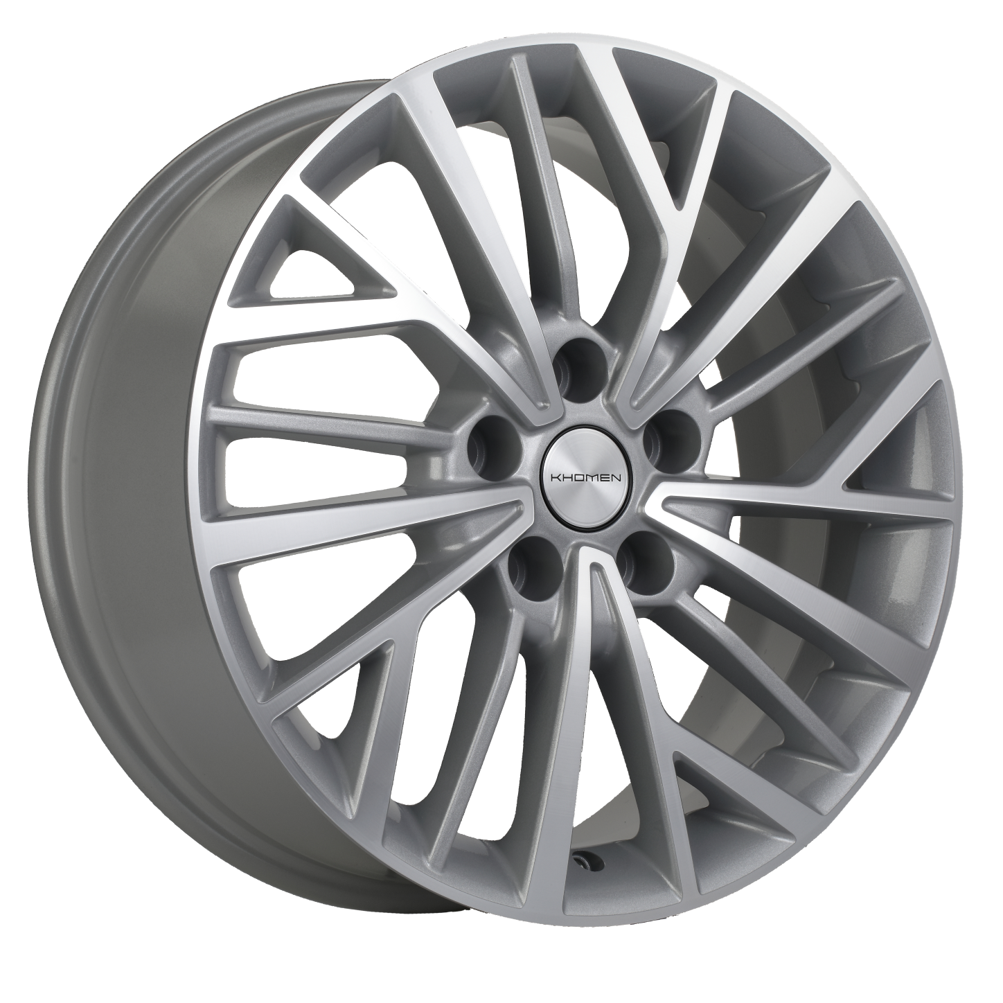 Диск литой Khomen Wheels KHW1717 (Chery Tiggo) 17x7.0J/5x108 D60.1 ET40 F-Silver-FP