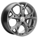 Диск литой Khomen Wheels KHW1703 (Tiguan) 17x7.0J/5x112 D57.1 ET40 Gray