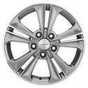 Диск литой Khomen Wheels 1603 16x6.0J/5x114.3 D67.1 ET47 G-Silver-FP