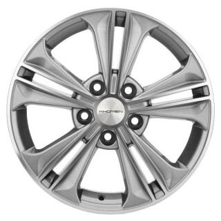 Диск литой Khomen Wheels 1603 16x6.0J/5x114.3 D67.1 ET47 G-Silver-FP