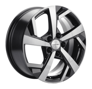 Диск литой Khomen Wheels 1712 17x7.0J/5x110 D67.1 ET45 Black-FP