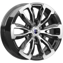 Диск литой КиК Меконг (KC959) 18x7.5J/6x139.7 D106.1 ET30 алмаз черный