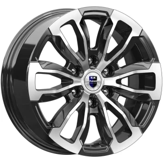 Диск литой КиК Меконг (KC959) 18x7.5J/6x139.7 D106.1 ET30 алмаз черный