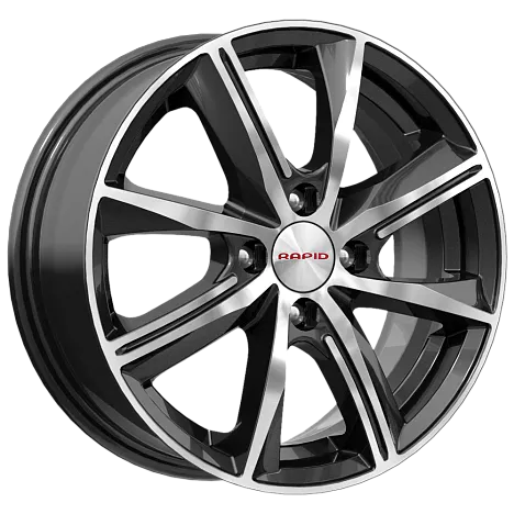 Диск литой КиК Арнар 17x7.0J/5x105 D56.6 ET35 алмаз черный