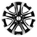 Диск литой Khomen Wheels KHW1503 (Granta) 15x6.0J/4x98 D58.5 ET36 Black-FP