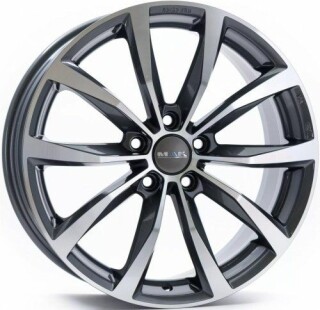Диск литой MAK Wolf 17x7.0J/5x112 D57.1 ET40 Gun Metallic-Mirror Face