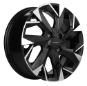 Диск литой Khomen Wheels KHW1402 (Accent/Getz/i20) 14x5.5J/4x100 D67.1 ET38 Black-FP