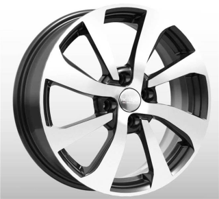 Диск литой КиК КС893 16x6.0J/4x100 D60.1 ET41 алмаз чёрный