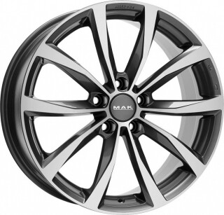 Диск литой MAK Wolf 17x7.0J/5x98 D58.1 ET41 Gunmetal Mirror Face1
