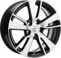 Диск литой Khomen Wheels KHW1704 17x7.0J/5x114.3 D67.1 ET48.5 Black-FP