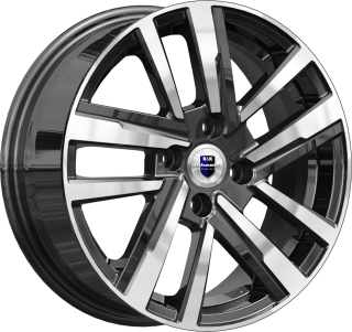 Диск литой КиК Хант 15x6.0J/4x98 D58.5 ET35 алмаз черный