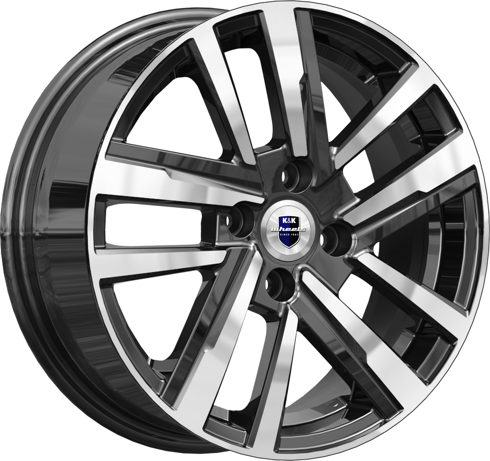 Диск литой КиК Хант 15x6.0J/4x98 D58.5 ET35 алмаз черный