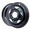 Диск штамп. Off-Road Wheels Toyota/Nissan 18x8.0J/6x139.7 D110 ET15 Черный