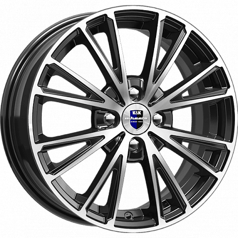 Диск литой КиК Меандр-оригинал 16x6.0J/4x108 D63.3 ET47.5 дарк платинум