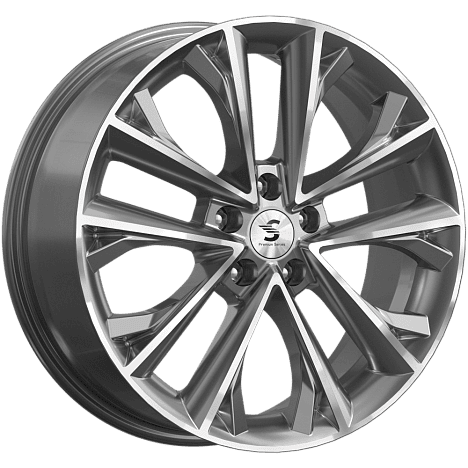 Диск литой Premium Series KP012 18x7.0J/5x114.3 D64.1 ET40 Diamond Gloss Graphite