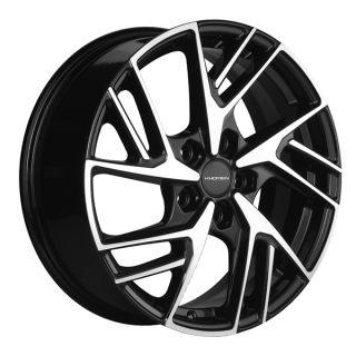 Диск литой Khomen Wheels 1722 17x6.5J/5x108 D60.1 ET33 Black-FP