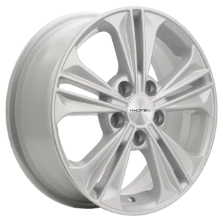 Диск литой Khomen Wheels KHW1603 (Soul) 16x6.0J/5x114.3 D67.1 ET47 F-Silver