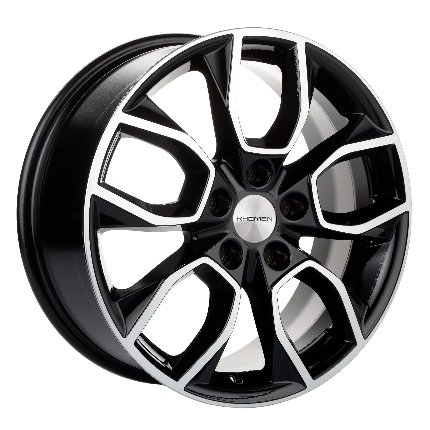 Диск литой Khomen Wheels KHW1713 ( 17 ZV Tucson) 17x7.0J/5x114.3 D67.1 ET51 Black-FP