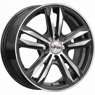 Диск литой iFree Маскот 15x6.0J/4x100 D60.1 ET50 блэк джек