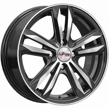 Диск литой iFree Маскот 15x6.0J/4x100 D60.1 ET50 блэк джек