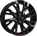 Диск литой Khomen Wheels KHW1809 (Chery Tiggo 4/Tiggo 7 Pro) 18x7.0J/5x108 D60.1 ET33 Black