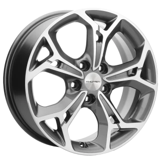 Диск литой Khomen Wheels 1702 17x7.0J/5x114.3 D67.1 ET48 Gray-FP