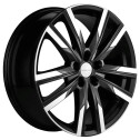 Диск литой Khomen Wheels KHW1905 (Chery Tiggo 8) 19x7.5J/5x108 D60.1 ET47 Black-FP