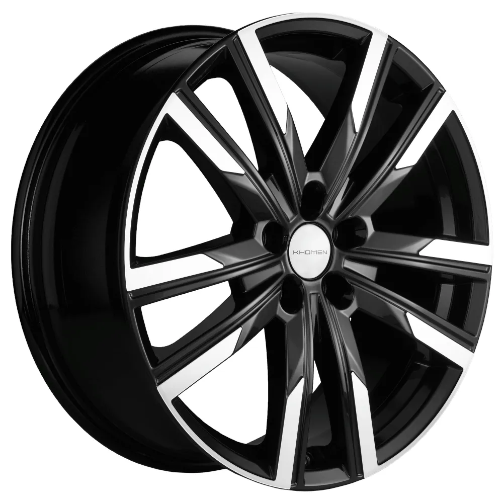 Диск литой Khomen Wheels KHW1905 (Exeed VX/TXL/LX) 19x7.5J/5x108 D65.1 ET36 Black-FP