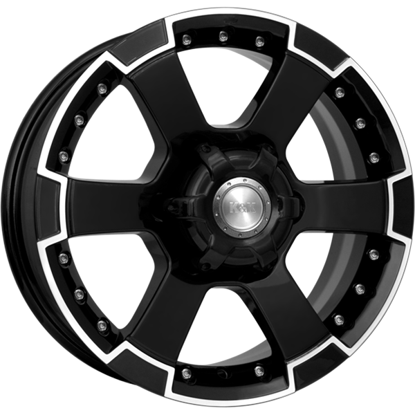 Диск литой КиК M56 алмаз черный 16x7.0J/6x139.7 D67.1 ET20