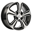Диск литой Khomen Wheels KHW1502 15x6.0J/4x100 D54.1 ET48 Black-FP