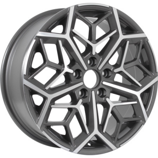 Диск литой KDW KD1710 17x7.0J/5x114.3 D67.1 ET50 Grey_Front_Polished