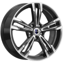 Диск литой КиК Karrera Light 18x7.0J/5x112 D57.1 ET43 алмаз черный