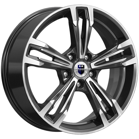 Диск литой КиК Karrera Light 18x7.0J/5x108 D67.1 ET33 алмаз чёрный