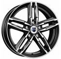 Диск литой КиК Sayan 16x6.0J/5x110 D63.3 ET45 алмаз чёрный