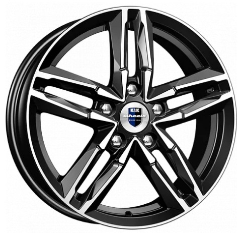 Диск литой КиК Sayan 16x6.0J/5x110 D63.3 ET45 алмаз чёрный