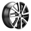 Диск литой Khomen Wheels KHW1609 (Rio II/Solaris II) 16x6.0J/4x100 D54.1 ET46 Black-FP