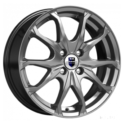 Диск литой КиК Brent 16x6.0J/4x100 D60.1 ET41 ДАРК ПЛАТИНУМ для SMART