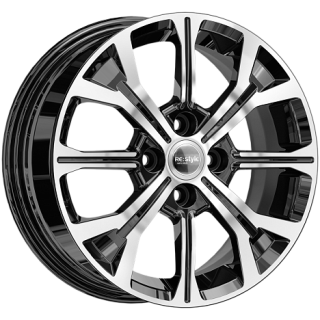 Диск литой КиК КС945 15x6.0J/4x100 D54.1 ET46 алмаз черный