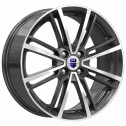 Диск литой КиК Эрфурт 17x7.0J/5x110 D63.3 ET48.5 алмаз чёрный