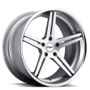Диск литой TSW Mirabeau 19x8.0J/5x112 D72.3 ET45 Silver Machine Face Chrome Stainless Lip