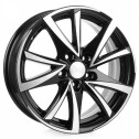 Диск литой КиК Игуана 16x6.5J/5x114.3 D66.1 ET50 алмаз черный