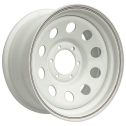 Диск штамп. Off-Road Wheels White 15x8.0J/6x139.7 D110.1 ET-20 белый