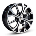Диск литой КиК Kia Rio (KCr945) 15x6.0J/4x100 D54.1 ET46 алмаз черный