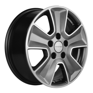 Диск литой Khomen Wheels 1601 19x7.0J/5x108 D65.1 ET36 Gray-FP