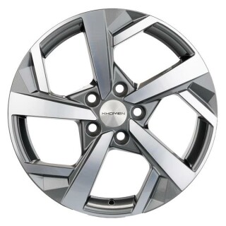 Диск литой Khomen Wheels 1712 17x7.0J/5x114.3 D66.1 ET45 Gray-FP