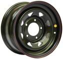 Диск штамп. Off-Road Wheels УАЗ 17x8.0J/5x139.7 D110 ET15 Черный